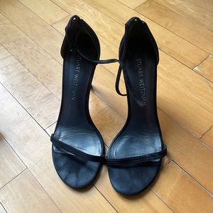 Stuart weitzman suede nudist